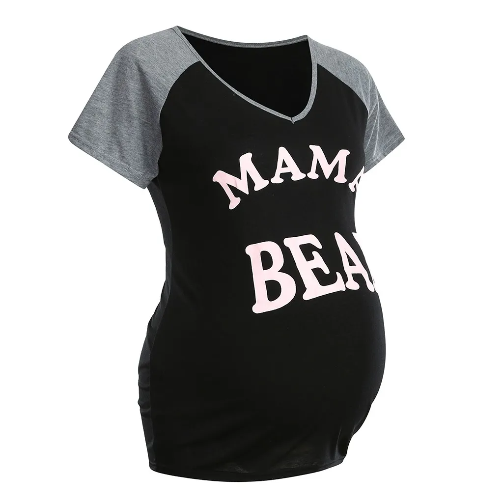 Summer New Fahion Women Maternity Short Sleeve Comfy V-neck Letter Print Tops Pregnant T-shirt Wholesale Free Ship Z4
Summer New Fahion Women Maternity Short Sleeve Comfy V-neck Letter Print Tops Pregnant T-shirt Wholesale Free Ship Z4