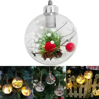 Creative 8cm Transparent Snowflake LED Christmas Ball Warm White Ball LED Fairy Light for Indoor Christmas Tree Decoration
Creative 8cm Transparent Snowflake LED Christmas Ball Warm White Ball LED Fairy Light for Indoor Christmas Tree Decoration