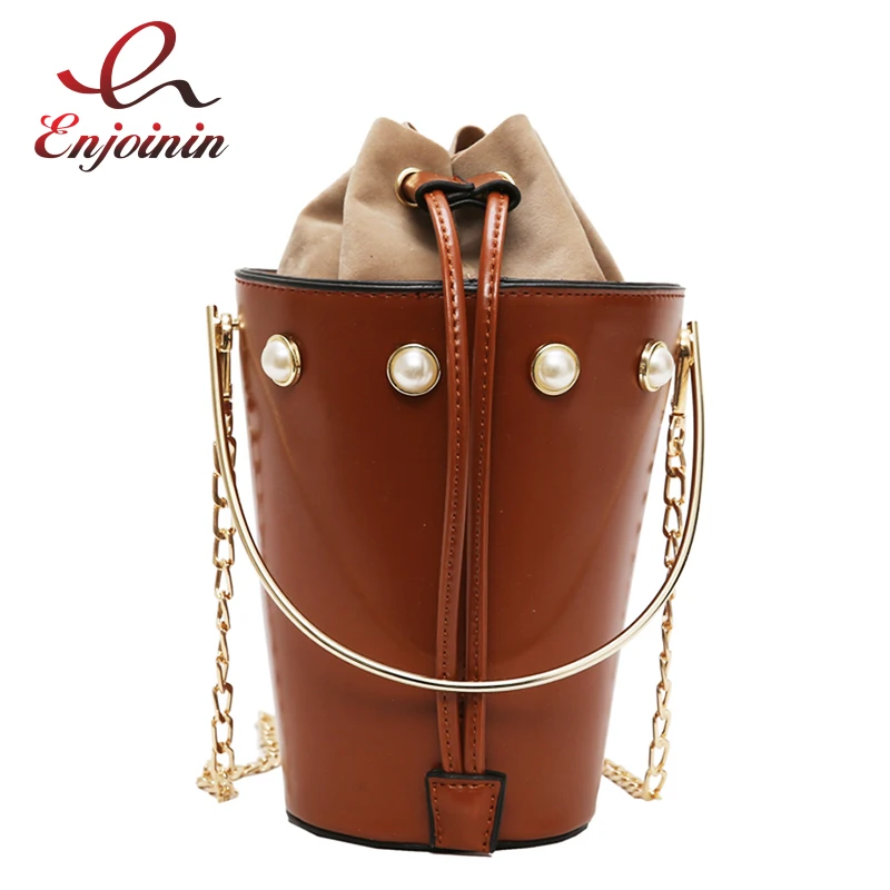 Vintage Bucket Design Pearl Metal Handle Ladies Handbag Shoulder Bag Crossbody Mini Messenger Bag For Women Bolsa Designer Bag
Vintage Bucket Design Pearl Metal Handle Ladies Handbag Shoulder Bag Crossbody Mini Messenger Bag For Women Bolsa Designer Bag