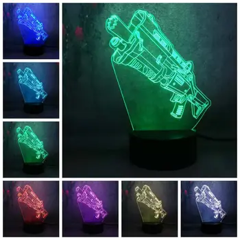 Child favorite toy gun 3D LED night light 7 colorful changing kids Baby atmosphere touch table lamp holiday decor best gift toy
Child favorite toy gun 3D LED night light 7 colorful changing kids Baby atmosphere touch table lamp holiday decor best gift toy