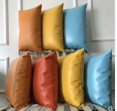 High-grade PU leather cushion cover pillowcase simulation leather throw pillow cover backrest lumbar pillow case
High-grade PU leather cushion cover pillowcase simulation leather throw pillow cover backrest lumbar pillow case