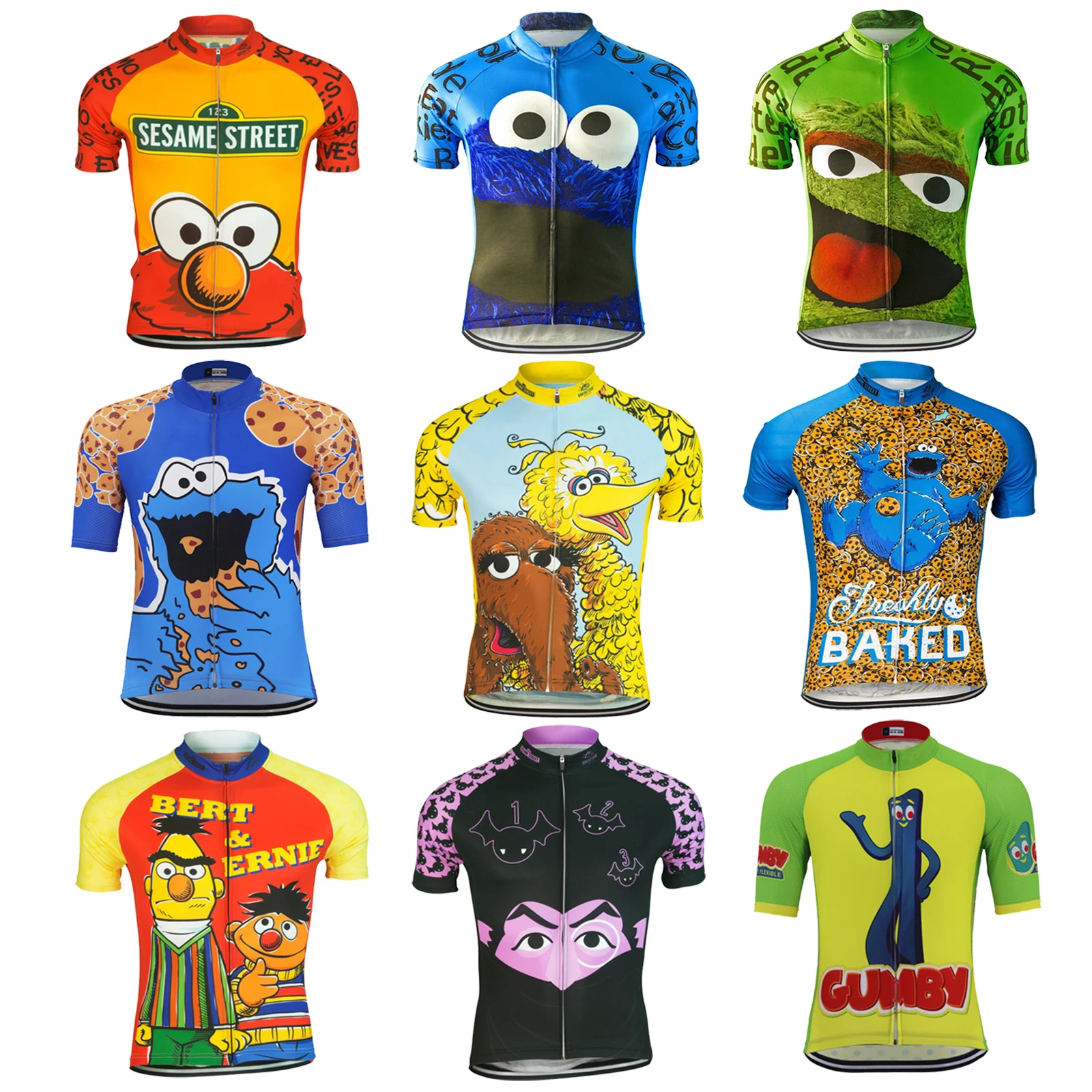 Cartoon Styles Cookie master Cycling Jersey Men & Women Summer Short Sleeve Road Bike Clothing Maillot Ciclismo
Cartoon Styles Cookie master Cycling Jersey Men & Women Summer Short Sleeve Road Bike Clothing Maillot Ciclismo