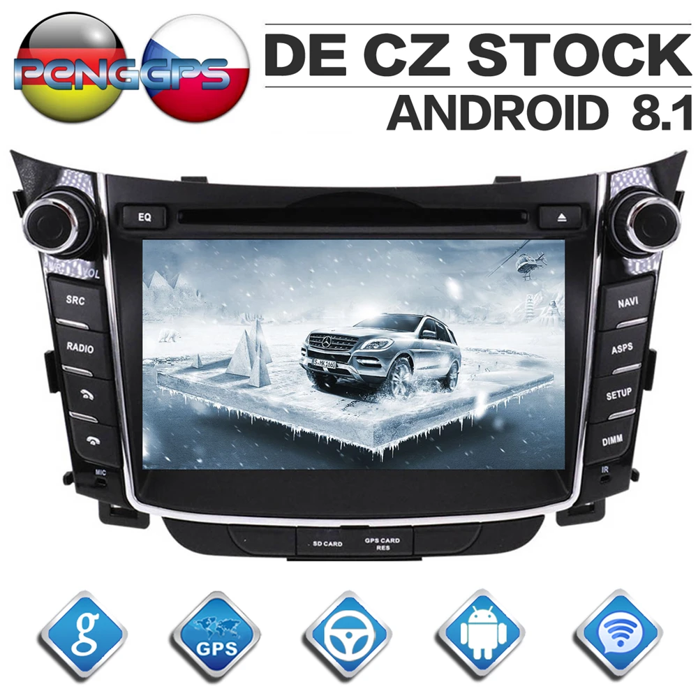 IPS Screen 2 Din Android 8.1 Car Radio for HYUNDAI i30 Elantra GT 2012 2013 2014 2015 2016 GPS Navigation CD DVD Player Unit
IPS Screen 2 Din Android 8.1 Car Radio for HYUNDAI i30 Elantra GT 2012 2013 2014 2015 2016 GPS Navigation CD DVD Player Unit