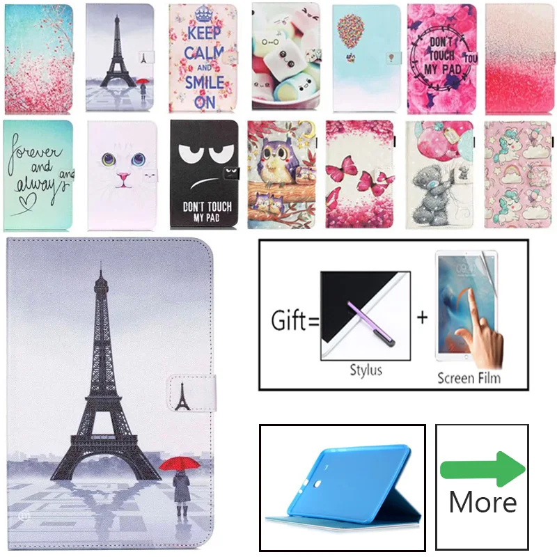 Tablet Case For Samsung Galaxy Tab E T560 SM-T560 T561 9.6 inch Smart Cover Fashion Girl Cat Flip Stand PU Leather Skin Funda
Tablet Case For Samsung Galaxy Tab E T560 SM-T560 T561 9.6 inch Smart Cover Fashion Girl Cat Flip Stand PU Leather Skin Funda