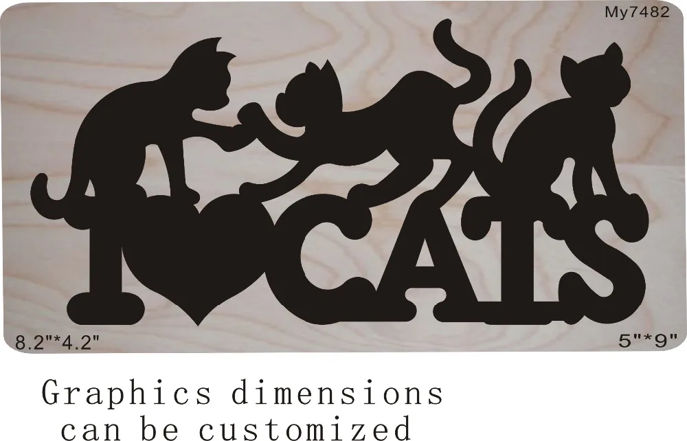 Scrapbook Cut Sky I love cats Letter muyu cutting die-- new wooden mould cutting dies for scrapbooking Thickness-15.8mm
Scrapbook Cut Sky I love cats Letter muyu cutting die-- new wooden mould cutting dies for scrapbooking Thickness-15.8mm
