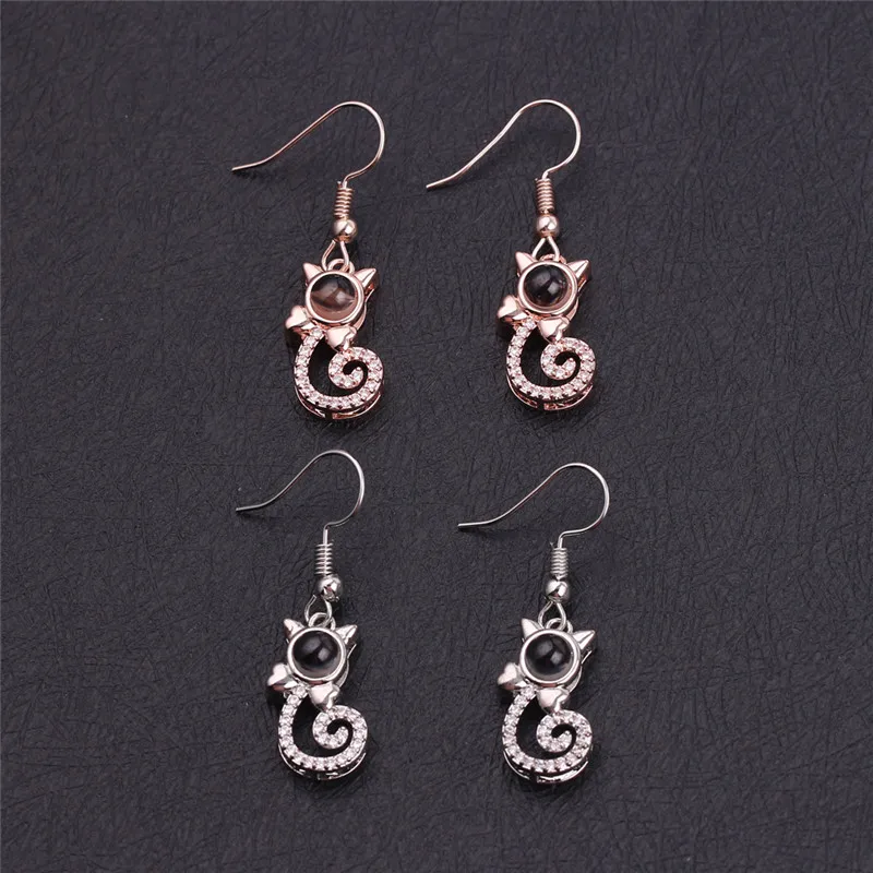 2019 New Arrival Rose Gold&Silver 100 languages I love you Projection Earring Romantic Love Memory Wedding Earring
2019 New Arrival Rose Gold&Silver 100 languages I love you Projection Earring Romantic Love Memory Wedding Earring