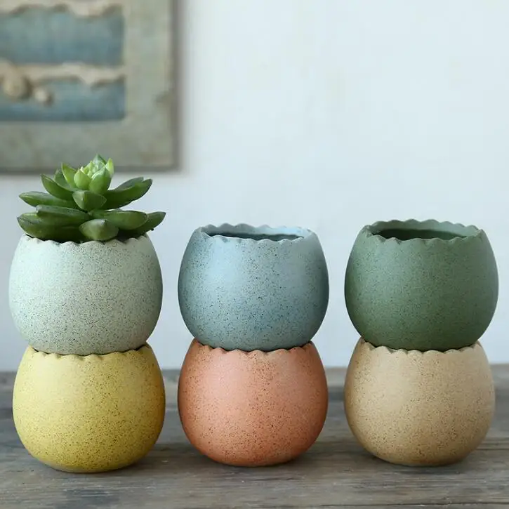 Ceramic Mini Flower Pot Macaron Color Simple Pot for Succulents Desk Home Design Garden Pot Decoration
Ceramic Mini Flower Pot Macaron Color Simple Pot for Succulents Desk Home Design Garden Pot Decoration