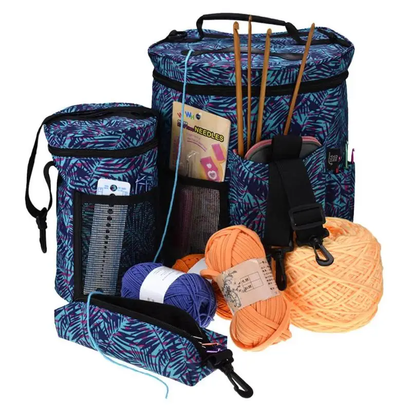 3Pcs/set Cylinder Embroidery Crochet Hook Yarn Storage Bucket Oxford Cloth Knitted Sewing Kit Bags Big Capacity Hooks Thread Bag
3Pcs/set Cylinder Embroidery Crochet Hook Yarn Storage Bucket Oxford Cloth Knitted Sewing Kit Bags Big Capacity Hooks Thread Bag