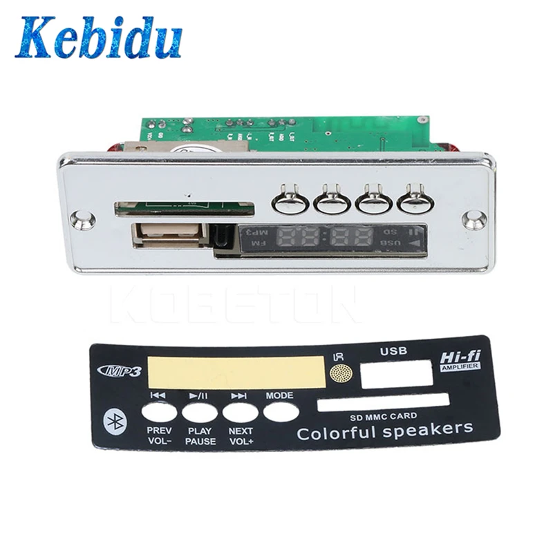 kebidu Car USB MP3 Player Integrated Bluetooth Hands-free MP3 Decoder Board Module Remote Control USB For Aux Radio
kebidu Car USB MP3 Player Integrated Bluetooth Hands-free MP3 Decoder Board Module Remote Control USB For Aux Radio