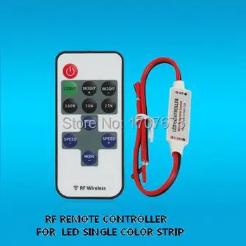 5pcs/lot 433.92Hz RF Remote Controller DC 12V 11 Keys Mini Dimmer +1pc receiver for Led Single Color Strip 
5pcs/lot 433.92Hz RF Remote Controller DC 12V 11 Keys Mini Dimmer +1pc receiver for Led Single Color Strip