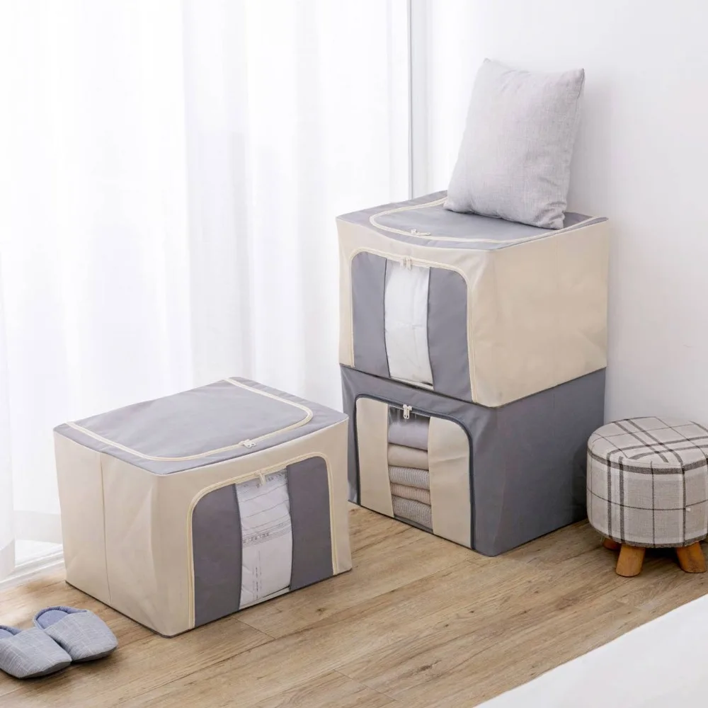 OTHERHOUSE 72L Foldable Cloth Storage Bin Zipper Box Pillow Quilt Storage BagToys Snacks Underwear Container Closet Organizer
OTHERHOUSE 72L Foldable Cloth Storage Bin Zipper Box Pillow Quilt Storage BagToys Snacks Underwear Container Closet Organizer