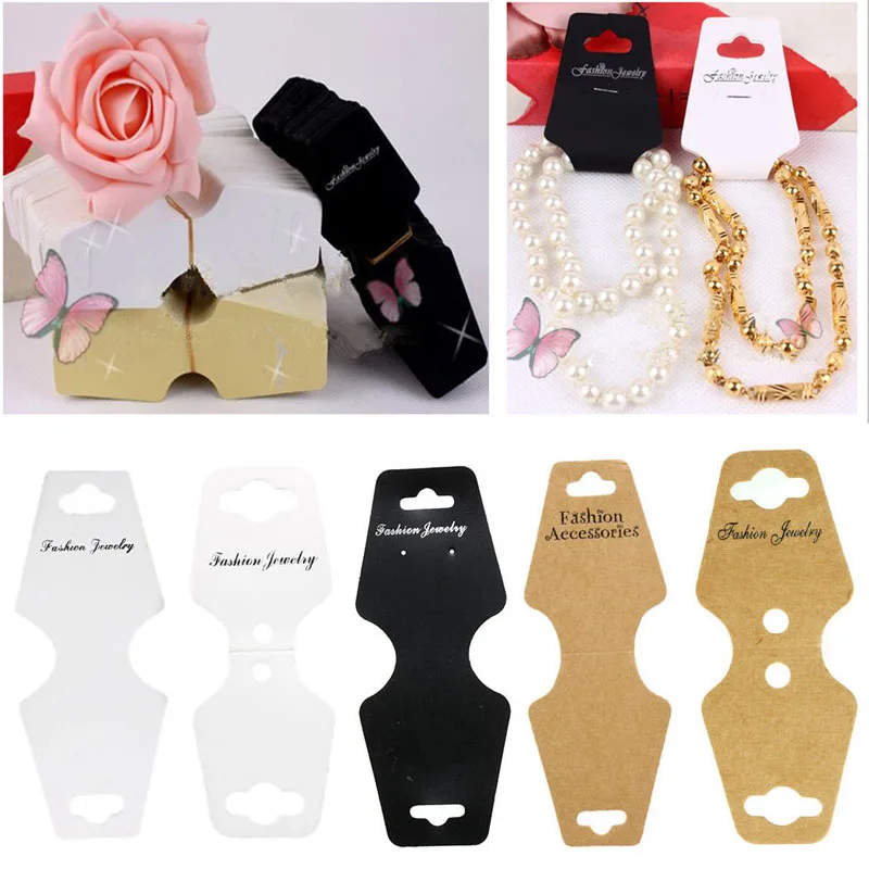 100Pcs Jewelry Necklace Bracelet Hanging Holder Jewerly Display Paper Cards Jewelry Box Packaging Hair Accessories
100Pcs Jewelry Necklace Bracelet Hanging Holder Jewerly Display Paper Cards Jewelry Box Packaging Hair Accessories