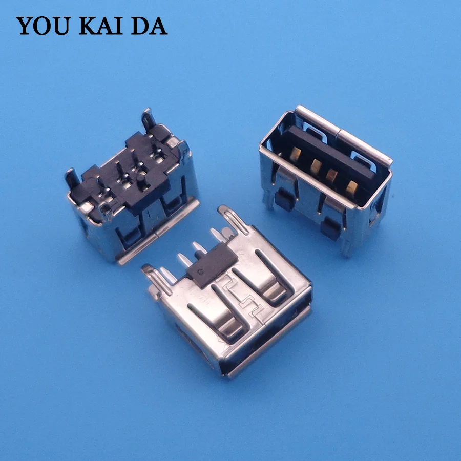 A Type Flat Angle Female USB PCB Connector Socket USB Jack Plug black SB 2.0 Female Type A 4 Pin PCB Connector 180 Degree DIY
A Type Flat Angle Female USB PCB Connector Socket USB Jack Plug black SB 2.0 Female Type A 4 Pin PCB Connector 180 Degree DIY