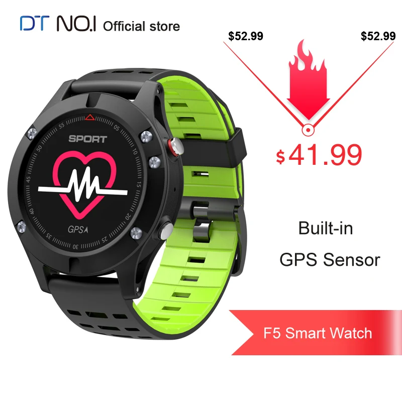 DT NO.1 F5 OLED GPS Smart Watch 24h Real-time Heart Rate Monitor Multi-Sport Mode Outdoor Altimeter Smartwatch IP67 Waterproof
DT NO.1 F5 OLED GPS Smart Watch 24h Real-time Heart Rate Monitor Multi-Sport Mode Outdoor Altimeter Smartwatch IP67 Waterproof