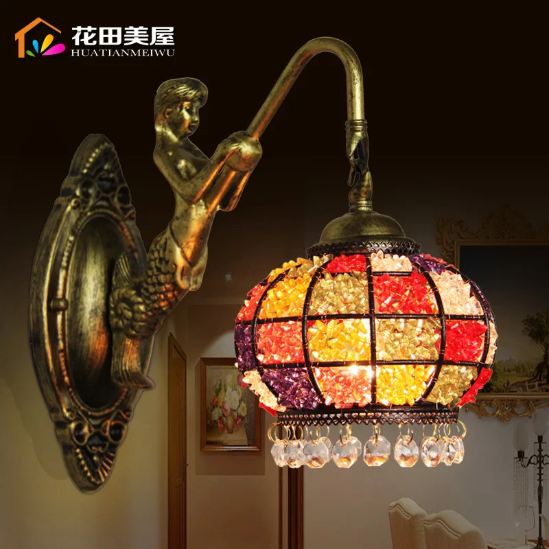 tiffany fashion European style wall lamp Baroque Bohemia Mermaid mirror light fashion rustic bed-lighting lamps
tiffany fashion European style wall lamp Baroque Bohemia Mermaid mirror light fashion rustic bed-lighting lamps