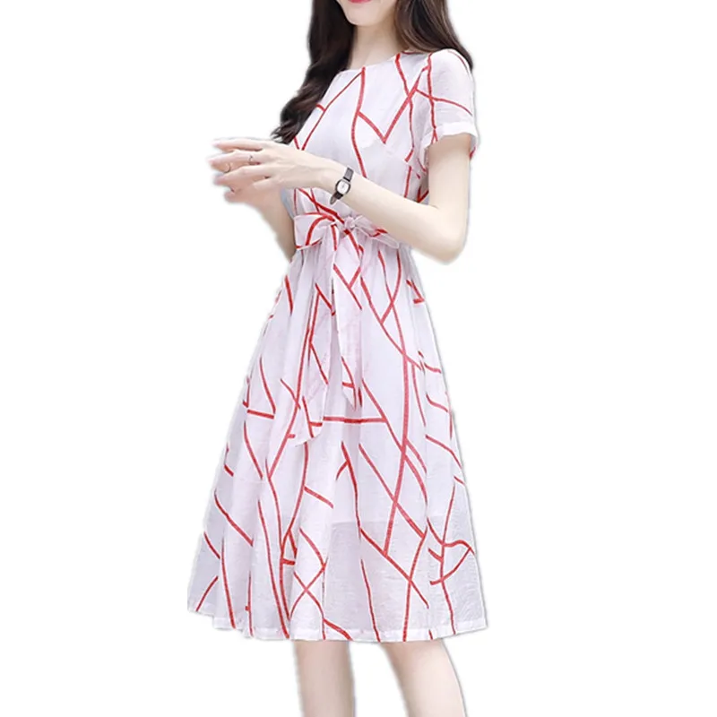 Summer Women Dress Print Cotton Linen Retro Female Vestidos Elegante A-line Short-Sleeved Vintage Dress Casual Slim Clothes
Summer Women Dress Print Cotton Linen Retro Female Vestidos Elegante A-line Short-Sleeved Vintage Dress Casual Slim Clothes
