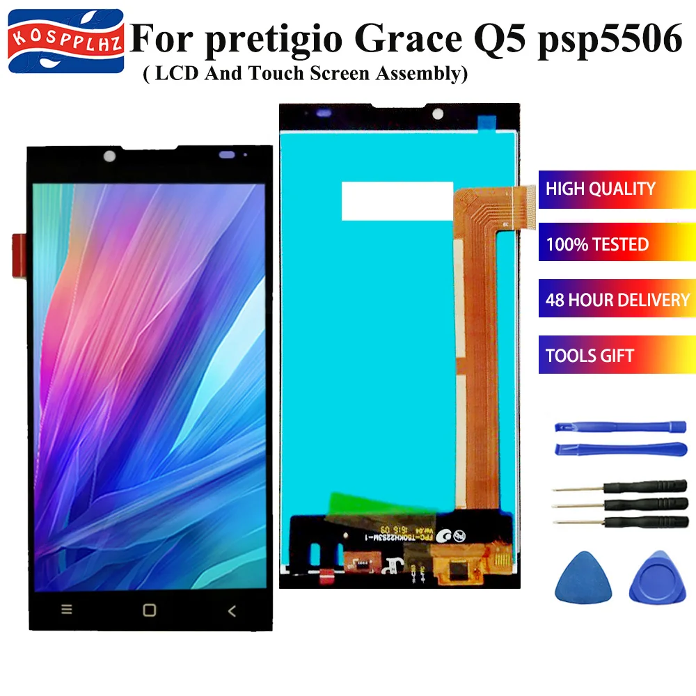Для Prestigio Grace Q5 PSP 5506 5506duo DUO ЖК-дисплей дигитайзер замена телефона ЖК s + Инструменты