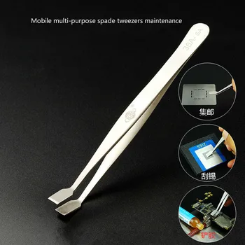Wozniak ppd 36A-SA Multifunction Anti-magnetic Anti-acid Shovel Shape Tweezer Thin Flat Mobile Phone Repair Tweezers Industrial
Wozniak ppd 36A-SA Multifunction Anti-magnetic Anti-acid Shovel Shape Tweezer Thin Flat Mobile Phone Repair Tweezers Industrial