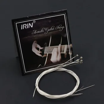IRIN Acoustic Folk Guitar Strings A111 Stainless Steel Silver-Plated String For Beginners Lovers With End Ball Medium Tension
IRIN Acoustic Folk Guitar Strings A111 Stainless Steel Silver-Plated String For Beginners Lovers With End Ball Medium Tension