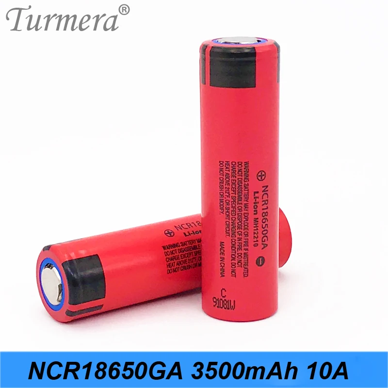 NEW 2019 Original 18650 Battery 3500mah NCR18650GA 10a 3.6V Battery for power bank, flashlight and e-bike battery pack use MA06
NEW 2019 Original 18650 Battery 3500mah NCR18650GA 10a 3.6V Battery for power bank, flashlight and e-bike battery pack use MA06