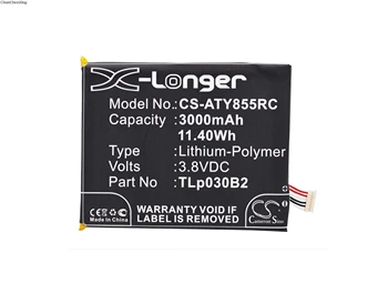 Cameron Sino 3000mAh Battery TLp030B2 for Alcatel One Touch Link Y855, For EE Osprey
Cameron Sino 3000mAh Battery TLp030B2 for Alcatel One Touch Link Y855, For EE Osprey
