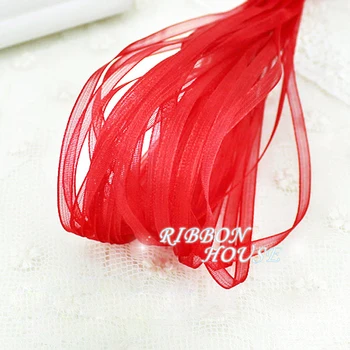(40 meters/lot) 1/8'' (3mm) Red Organza ribbons Wholesale gift wrapping Christmas ribbons
(40 meters/lot) 1/8'' (3mm) Red Organza ribbons Wholesale gift wrapping Christmas ribbons