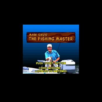 Mark Davis' The Fishing Master NTSC Version 16 Bit 46 Pin Big Gray Game Card For USA Game Players
Mark Davis' The Fishing Master NTSC Version 16 Bit 46 Pin Big Gray Game Card For USA Game Players