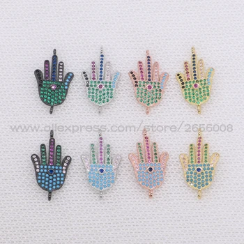 Handcrafted Micro pave hand shape connector Jewelry Accessories Mix colors Druzy charm 8 piece jewelry finding 1584
Handcrafted Micro pave hand shape connector Jewelry Accessories Mix colors Druzy charm 8 piece jewelry finding 1584