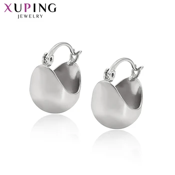 Xuping Fashion Elegant Rhodium Color Plated Hoops Earrings for Women Beautiful Jewelry Valentine's Gifts 97715
Xuping Fashion Elegant Rhodium Color Plated Hoops Earrings for Women Beautiful Jewelry Valentine's Gifts 97715