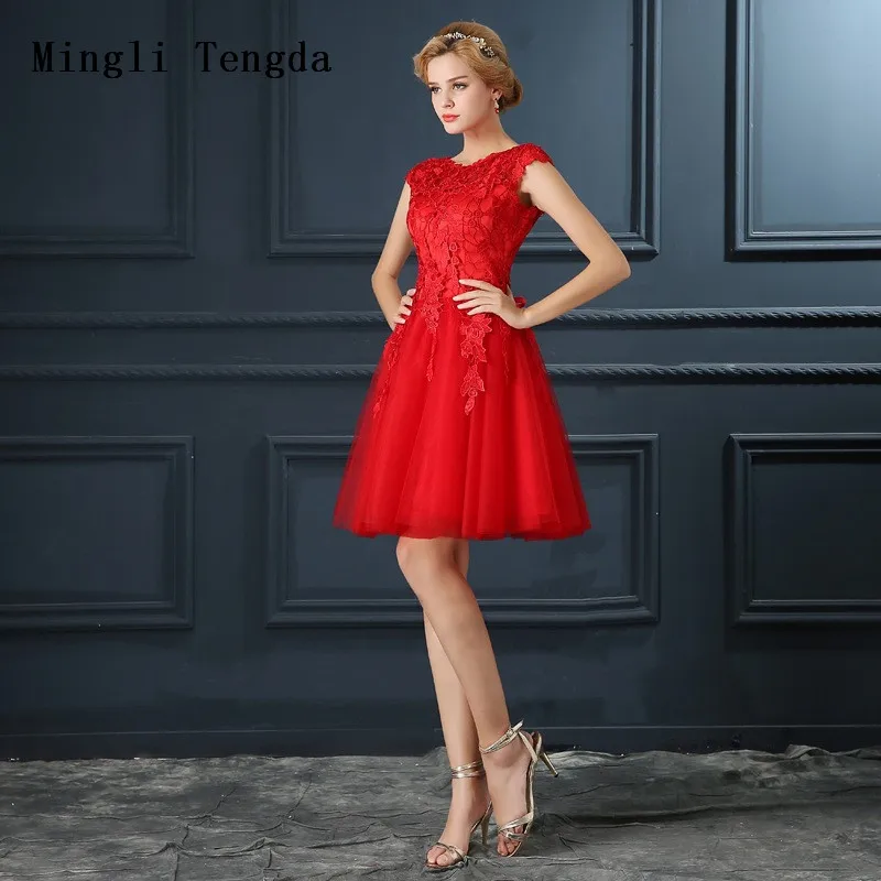 Mingli Tengda Red Short Bridesmaid Dresses Shoulder Lace Dresses Wedding Dress Bridal Gown Backless Mesh Flower Bridesmaid Dress
Mingli Tengda Red Short Bridesmaid Dresses Shoulder Lace Dresses Wedding Dress Bridal Gown Backless Mesh Flower Bridesmaid Dress