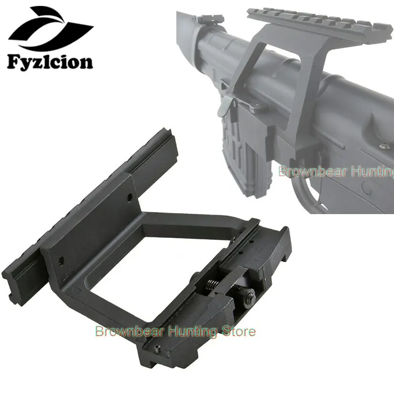 Hunting AK47/ AK74 Metal Top Rail Mount SAIGA RIFLE Airsoft Side Rail Lock Scope Mount QD for 20mm Picatinny Rail Scope Sight
Hunting AK47/ AK74 Metal Top Rail Mount SAIGA RIFLE Airsoft Side Rail Lock Scope Mount QD for 20mm Picatinny Rail Scope Sight
