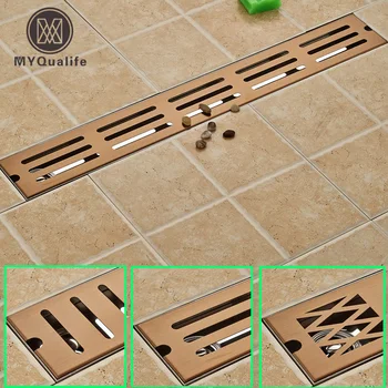 Stainless Steel Bathroom Floor Drain Large Flow Deodorant Pest Control Anti-overflow Blockades Waste Drain Rose Golden Color
Stainless Steel Bathroom Floor Drain Large Flow Deodorant Pest Control Anti-overflow Blockades Waste Drain Rose Golden Color