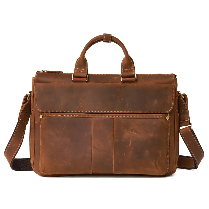 Nesitu Vintage Brown Blue Genuine Crazy Horse Leather 14'' Laptop Office Men Briefcase Portfolio Business Messenger bag M6223
Nesitu Vintage Brown Blue Genuine Crazy Horse Leather 14'' Laptop Office Men Briefcase Portfolio Business Messenger bag M6223