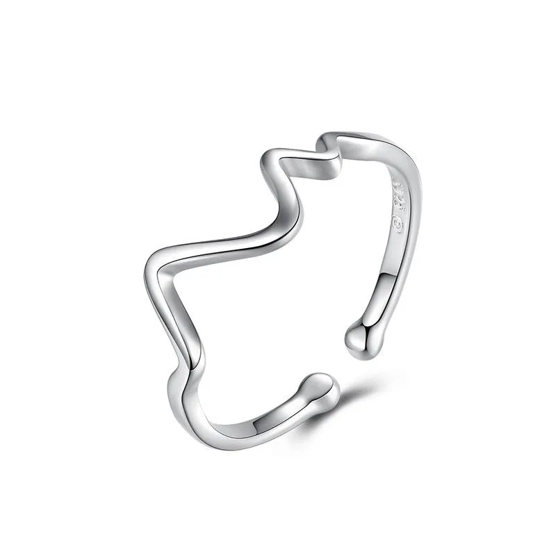 Geometric Heart Beat Ring Adjustable Electrocardiogram Ring Simple ECG Wave Ring Party Fashion for Women Adjustable Ring
Geometric Heart Beat Ring Adjustable Electrocardiogram Ring Simple ECG Wave Ring Party Fashion for Women Adjustable Ring