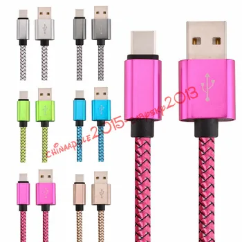 1m 2m 3m 10FT Braided Fabric Type C Usb Data Sync Charging Cable for samsung for iphone htc
1m 2m 3m 10FT Braided Fabric Type C Usb Data Sync Charging Cable for samsung for iphone htc