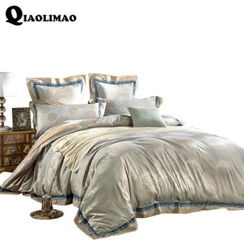 4/6 Pieces King Queen Size Luxury Sateen Jacquard Bedding Home Decorative Bed Cotton Duvet Cover Set Wedding Bed Sheet Set Gifts
4/6 Pieces King Queen Size Luxury Sateen Jacquard Bedding Home Decorative Bed Cotton Duvet Cover Set Wedding Bed Sheet Set Gifts
