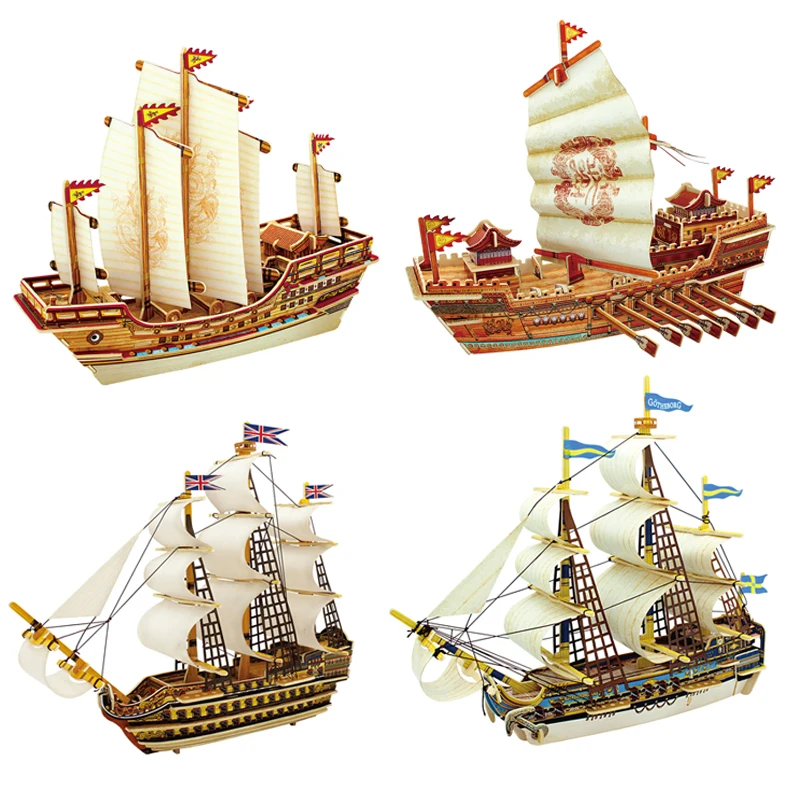 Rokr 3d Wooden Puzzle Ancient Ship Boat Model Building Block Toys Gift for Children Adult
Rokr 3d Wooden Puzzle Ancient Ship Boat Model Building Block Toys Gift for Children Adult