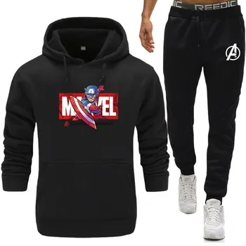 iron Man Marvel The Avengers Avenger Captain America Tracksuit men Sportswear Sets Fleece Thick hoodie+Pants Sporting Suit Male
iron Man Marvel The Avengers Avenger Captain America Tracksuit men Sportswear Sets Fleece Thick hoodie+Pants Sporting Suit Male