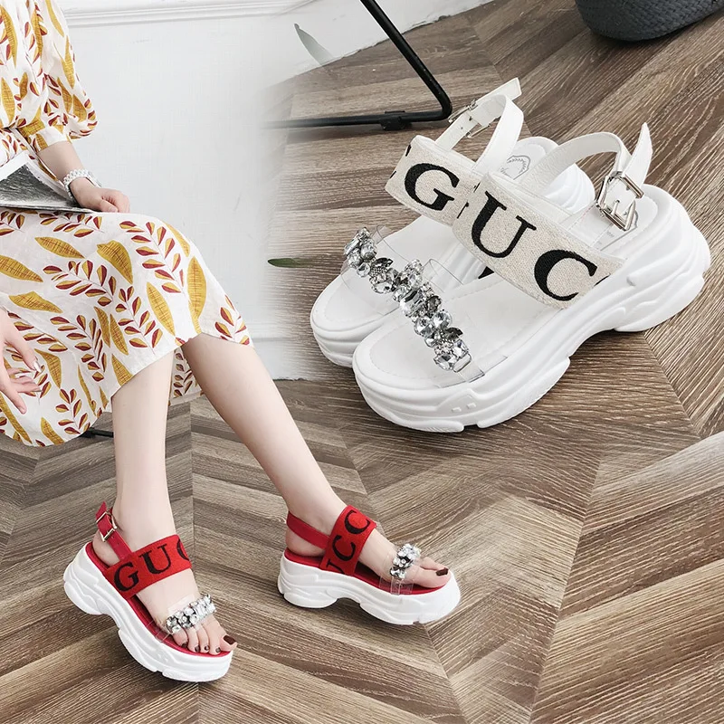 Platform Sandals Women Shoes 2019 Summer Super High Heels Ladies Casual Shoes Wedge Chunky Sandals Gladiator Fashion High Top
Platform Sandals Women Shoes 2019 Summer Super High Heels Ladies Casual Shoes Wedge Chunky Sandals Gladiator Fashion High Top