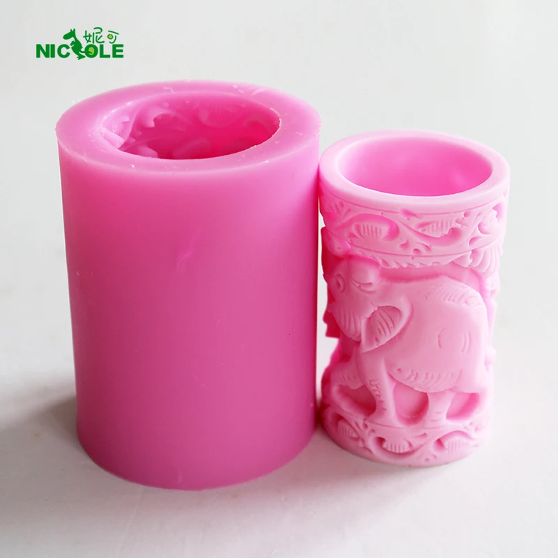 Elephant Shape Relief Silicone Candle Mold DIY Handmade Soap Mould Craft Resin Clay Decorating Tool
Elephant Shape Relief Silicone Candle Mold DIY Handmade Soap Mould Craft Resin Clay Decorating Tool