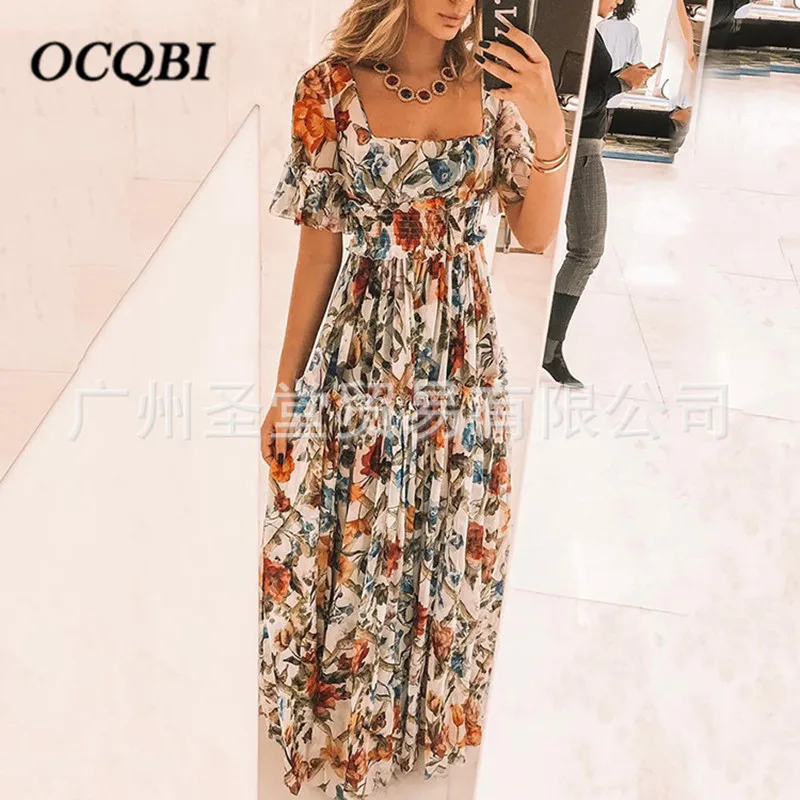 Plus Size Dress 2019 Women Summer Beach Bohemian Print Dress Sexy Elegant Party Night Maxi Dress
Plus Size Dress 2019 Women Summer Beach Bohemian Print Dress Sexy Elegant Party Night Maxi Dress