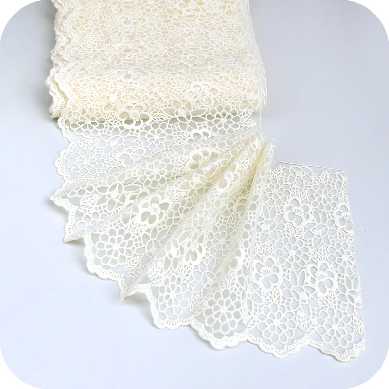 27cm Hollow Out Crocheted Floral Embroidered Cotton Lace Trim DIY Apparel Sewing & Fabric Dress Clothing Curtain Decoration Lace
27cm Hollow Out Crocheted Floral Embroidered Cotton Lace Trim DIY Apparel Sewing & Fabric Dress Clothing Curtain Decoration Lace