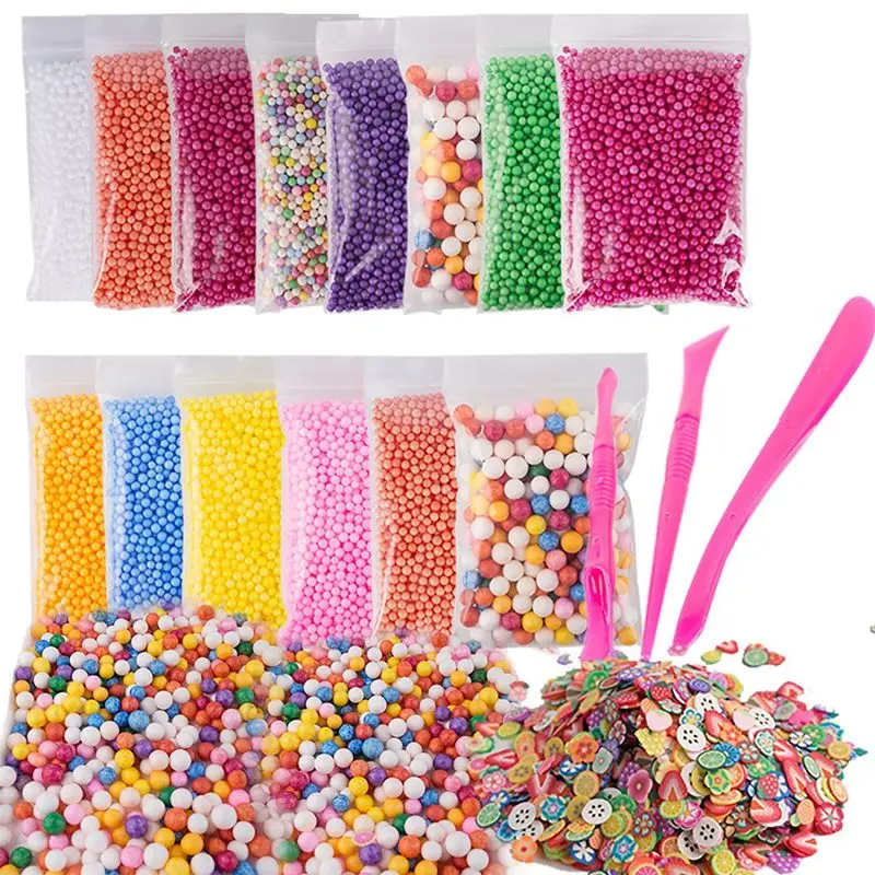 15 Type/Set Clear Slime Fruit Slice Mixed Kawaii Soft Clay Foam Ball DIY Slime Supplies Accessories Crystal Mud Toy For Children
15 Type/Set Clear Slime Fruit Slice Mixed Kawaii Soft Clay Foam Ball DIY Slime Supplies Accessories Crystal Mud Toy For Children