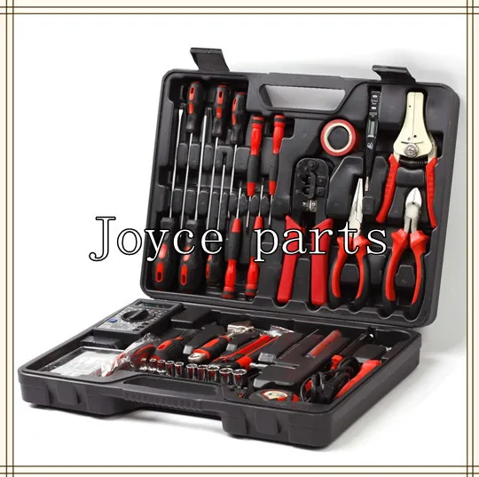 63 pcs good quality telecommunications tool kit/hardware tool kit including screwdriver multimeter wire stripper tin wire
63 pcs good quality telecommunications tool kit/hardware tool kit including screwdriver multimeter wire stripper tin wire