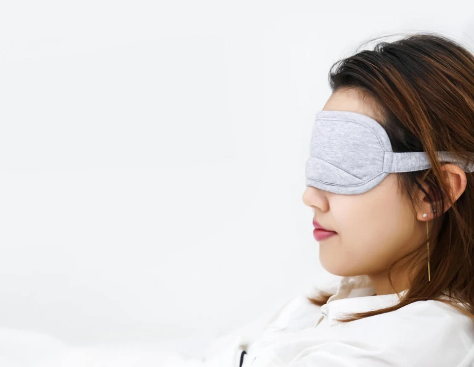 Original Xiaomi Mijia 8H Eye mask Travel Office Sleeping Rest Aid Portable Breathable Sleep Goggles Cover Feel cool ice Cotton (6)