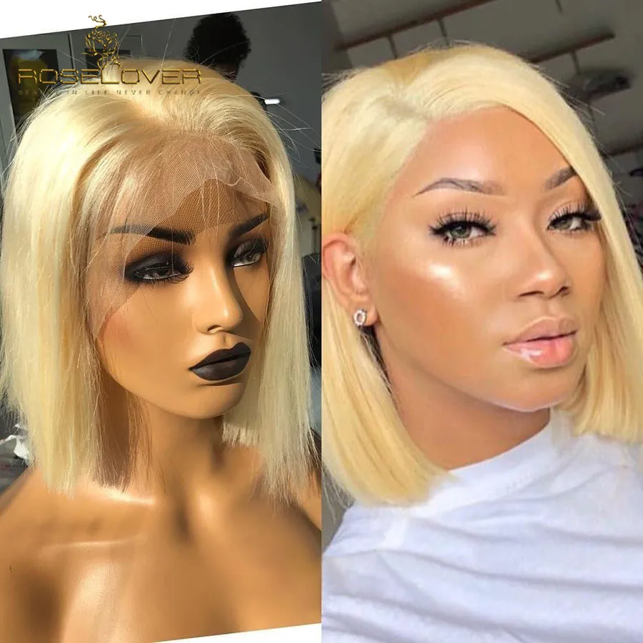 Pure 613 Blonde 13*6 Lace Front Human Hair Wigs Deep Parting Short Straight Bob Wig Pre Plucked with Baby Hair Lace Frontal Wig
Pure 613 Blonde 13*6 Lace Front Human Hair Wigs Deep Parting Short Straight Bob Wig Pre Plucked with Baby Hair Lace Frontal Wig