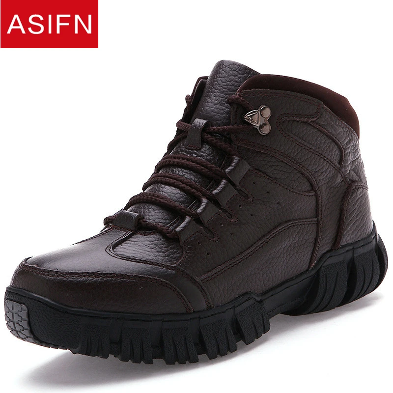 ASIFN Men Winter Snow Boots Super Warm Fur Shoes Leather Man Waterproof Rubber Leisure England Retro Shoes for Male
ASIFN Men Winter Snow Boots Super Warm Fur Shoes Leather Man Waterproof Rubber Leisure England Retro Shoes for Male