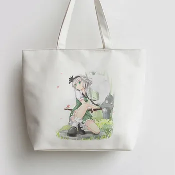 Youmu Konpaku TouHou Project Japanese Anime Shopping bag Handbag Canvas bag Cartoon Cute Gift school bag Tote bags AN062
Youmu Konpaku TouHou Project Japanese Anime Shopping bag Handbag Canvas bag Cartoon Cute Gift school bag Tote bags AN062