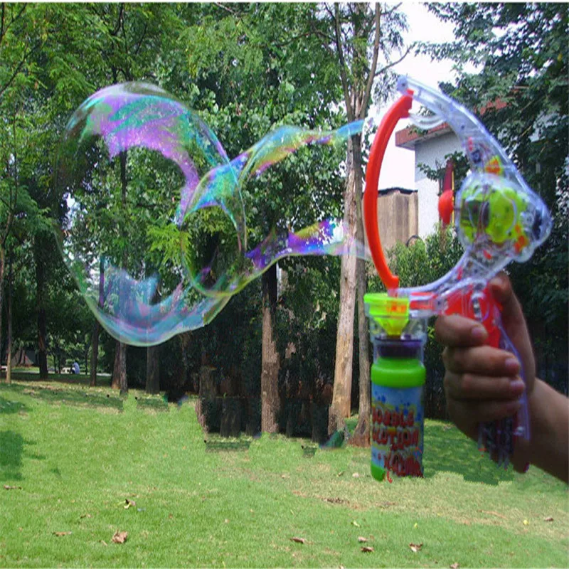 Hot Sale Fast Shipping New Bubbles Gun Children's Toys Electric Light Music Bubble Gun with Retail Package
Hot Sale Fast Shipping New Bubbles Gun Children's Toys Electric Light Music Bubble Gun with Retail Package