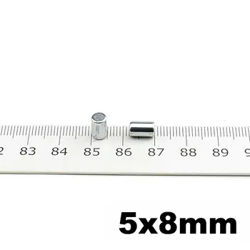 Micro Precision Magnet Cylinder Diameter 5 0.197'' Small Round Disc 5x8 mm Sensor Mini Magnets Teaching Study 150pcs 
Micro Precision Magnet Cylinder Diameter 5 0.197'' Small Round Disc 5x8 mm Sensor Mini Magnets Teaching Study 150pcs